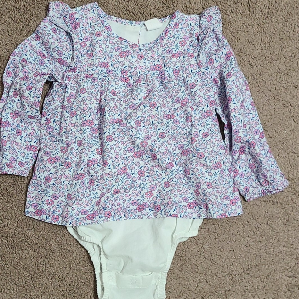 Floral onesie